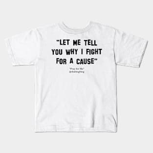 "Pray for Me" lyrics by Bing Bing Kids T-Shirt